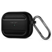 Image de Spigen Apple AirPods Pro Case Rugged Armor Casque / oreillette accessoires - Noir (ASD00540)