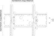Image de Neomounts Support pour écran mural 37-85" - inclinable (PLASMA-W200)