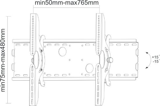 Image de Neomounts Support pour écran mural 37-85" - inclinable (PLASMA-W200)