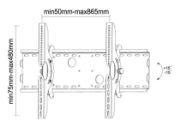 Image de Neomounts Support pour écran mural 37-85" - inclinable (PLASMA-W200)
