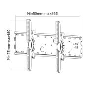 Image de Neomounts Support pour écran mural 37-85" - inclinable (PLASMA-W200)