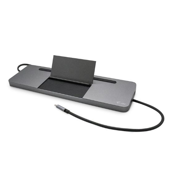 Image de i-tec Metal USB-C Ergonomic 4K 3x Display Docking Station + Power Delivery 85 W (C31FLATDOCKPDPRO)