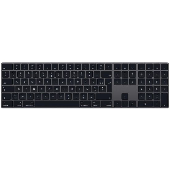 Image de Apple Magic Keyboard avec pavé numérique Gris sidéral (MRMH2F/A)