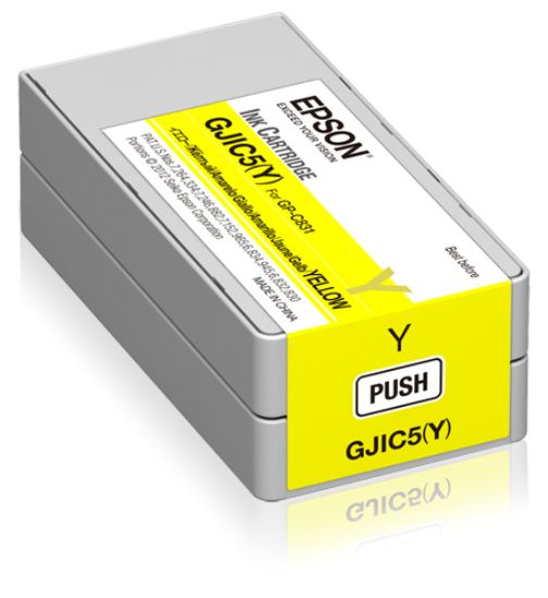Image de Epson GJIC5(Y): Ink cartridge for ColorWorks C831 (Yellow) (MOQ=10) (C13S020566)