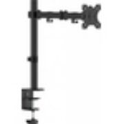 Image de Vision Black Monitor Desk Post 100×100 Monitorarm - Zwart (VFM-DP2B)