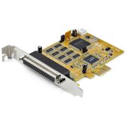 Image de StarTech.com Carte PCI Express à 8 Ports Série RS232 - Adaptateur PCIe Série avec UART 16C1050 - Carte Contrôleur Multiport Série DB9 - Protection de Surcharge 15kV - Win & Lin ... (PEX8S1050)