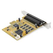 Image de StarTech.com Carte PCI Express à 8 Ports Série RS232 - Adaptateur PCIe Série avec UART 16C1050 - Carte Contrôleur Multiport Série DB9 - Protection de Surcharge 15kV - Win & Lin ... (PEX8S1050)