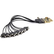 Image de StarTech.com Carte PCI Express à 8 Ports Série RS232 - Adaptateur PCIe Série avec UART 16C1050 - Carte Contrôleur Multiport Série DB9 - Protection de Surcharge 15kV - Win & Lin ... (PEX8S1050)