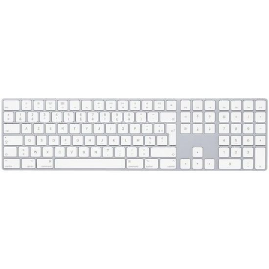 Image de Apple  clavier Bluetooth AZERTY Français Blanc Azerty FR (MQ052F/A)