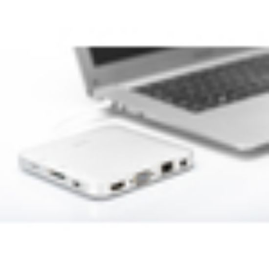 Image de Digitus  station d'accueil Avec fil USB 3.1 (3.1 Gen 2) Type-C Argent (DA-70863)