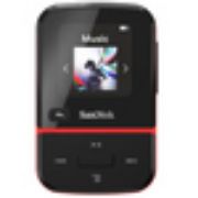 Image de Sandisk Clip Sport Go Lecteur MP3 Noir, Rouge 32 Go (SDMX30-032G-G46R)