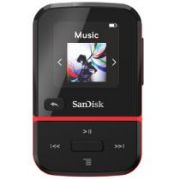Image de Sandisk Clip Sport Go Lecteur MP3 Noir, Rouge 32 Go (SDMX30-032G-G46R)
