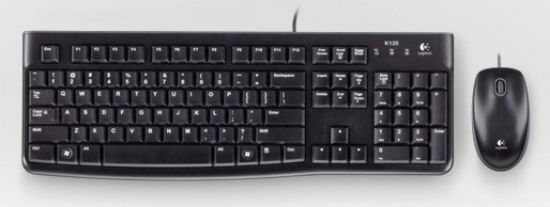 Image de Logitech Desktop MK120 clavier USB QWERTZ Allemand Noir (920-002540)