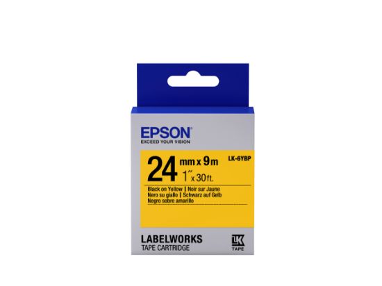 Image de Epson LK-6YBP label-making tape (C53S656005)