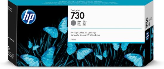 Image de HP Cartouche d’encre 730 DesignJet gris, 300 ml (P2V72A)