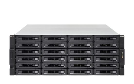 Image de QNAP TS-h2483XU-RP NAS Rack (4 U) Intel Xeon E E-2236 128 Go DDR4 0 To QuTS hero Noir (TS-h2483XU-RP-E2236-128G)