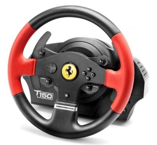 Image de Thrustmaster T150 Ferrari Wheel Force Feedback Volant + péda ... (4160630)