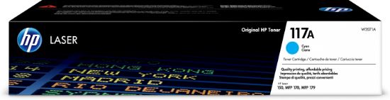 Image de HP Cartouche de toner laser authentique 117A, cyan (W2071A)