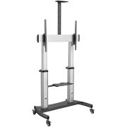 Image de StarTech.com Support Téléviseur Mobile - Chariot Support Télé Robuste Écrans 60-100" 100kg - Support TV Écran Plat sur Pied Roulettes - Hauteur Réglable - Support Télévision U ... (STNDMTV100)