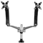 Image de StarTech.com Support de bureau pour 2 écrans avec bras articulés - Multidirectionnel - Empilable - Installation sans outil (ARMDUAL30)