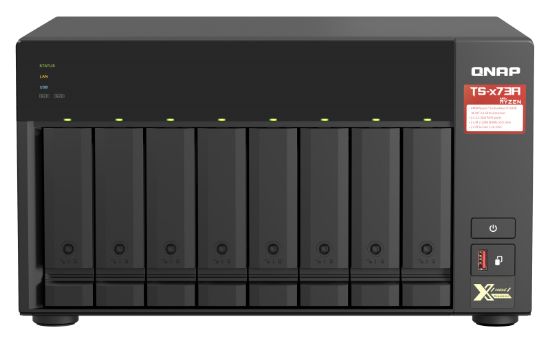 Image de QNAP TS-873A NAS Tower Ethernet/LAN Anthracite V1500B (TS-873A-8G-US)