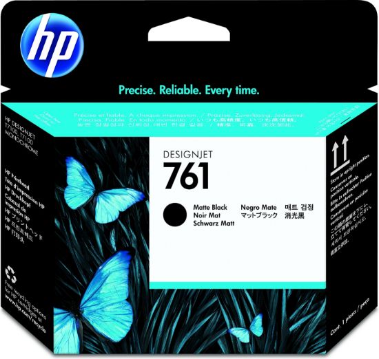 Image de HP 761 tête d'impression Designjet noir mat (CH648A)