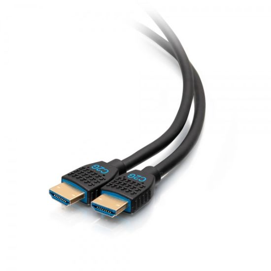 Image de C2G Câble HDMI ultra flexible, haut débit, série de performance de 1,8 m - 4K 60 Hz encastrable dans le mur, certifié CMG (FT4) (10377)