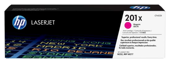 Image de HP 201X toner LaserJet Magenta grande capacité authentique (CF403X)