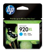 Image de HP 920XL cartouche d'encre cyan grande capacité authentique (CD972AE)