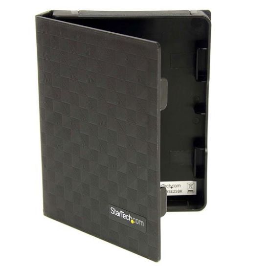 Image de StarTech.com Boîte de Protection Antistatique pour Disque Dur 2.5 pouces - Noir - 3 Pièces (HDDCASE25BK)