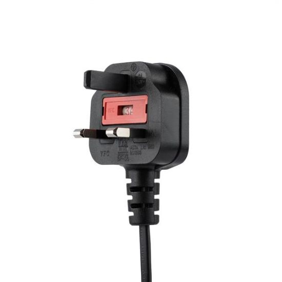 Image de StarTech.com câble électrique Noir 1,8 m BS 1363 Coupleur C7 (PXTNB2SUK6)