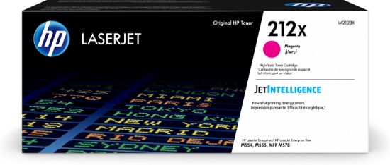 Image de HP Toner LaserJet magenta grande capacité authentique 212X (W2123X)