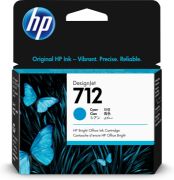 Image de HP Cartouche d'encre DesignJet 712, cyan, 29 ml (3ED67A)