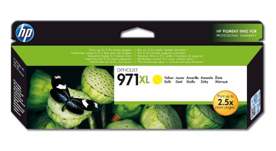 Image de HP 971XL cartouche d'encre jaune grande capacité authentique (CN628AE)