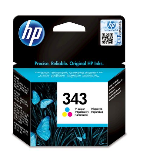 Image de HP 343 cartouche d'encre trois couleurs authentique (C8766EE)