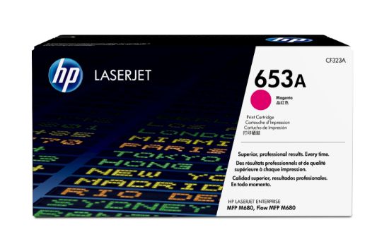 Image de HP 653A toner magenta authentique LaserJet (CF323A)
