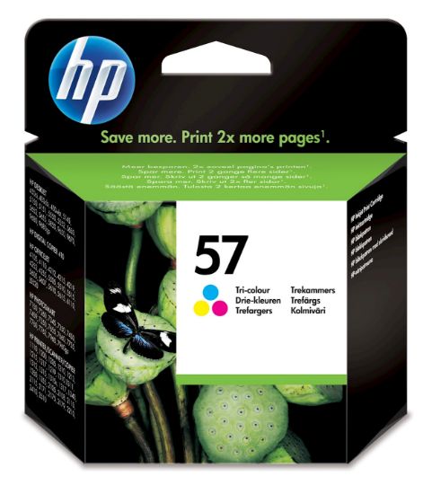 Image de HP 57 cartouche d'encre trois couleurs authentique (C6657AE)