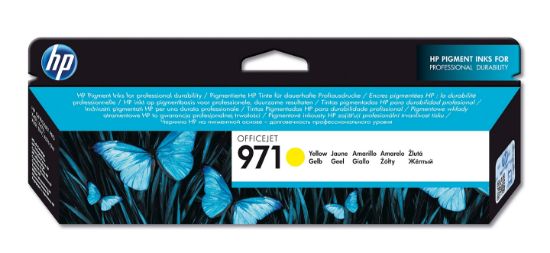 Image de HP 971 cartouche d'encre jaune authentique (CN624AE)