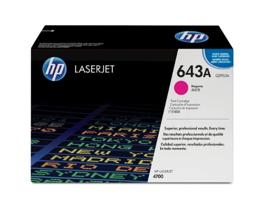 Image de HP 643A toner LaserJet magenta authentique (Q5953A)