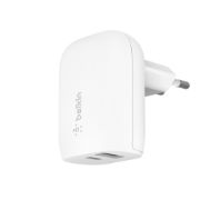 Image de Belkin Smartphone, Tablette Blanc Secteur Charge rapide Intérieure (WCB007VFWH)