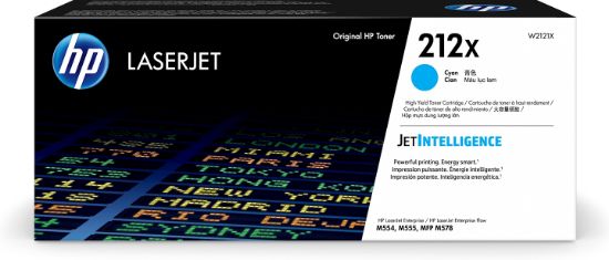 Image de HP Toner LaserJet cyan grande capacité authentique 212X (W2121X)