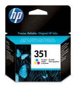 Image de HP 351 cartouche d'encre trois couleurs authentique (CB337EE)