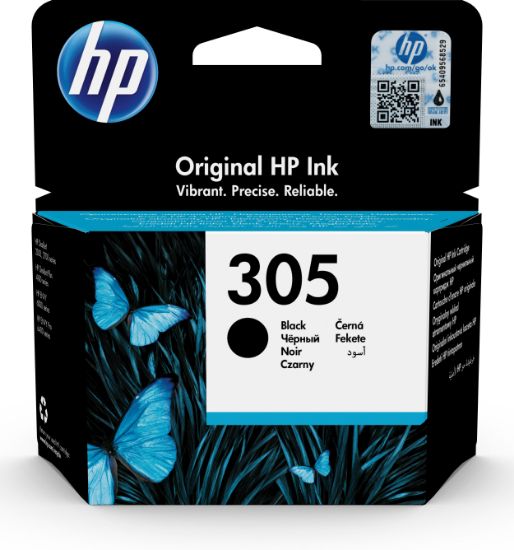 Image de HP Cartouche d’encre noire 305 authentique Cartouche d'encre (3YM61AE)
