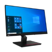 Image de Lenovo ThinkVision T24t-20 écran plat de PC 60,5 cm (23.8") 1920 x 1080 pixels Full HD LED Écran tactile Capacité Noir (62C5GAT1EU)