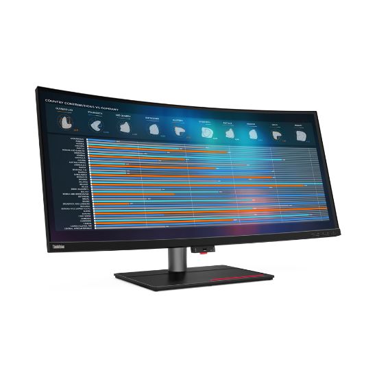 Image de Lenovo ThinkVision P40w-20 LED display 100,8 cm (39.7") 5120 x 2160 pixels 5K Ultra HD Noir (62C1GAT6EU)
