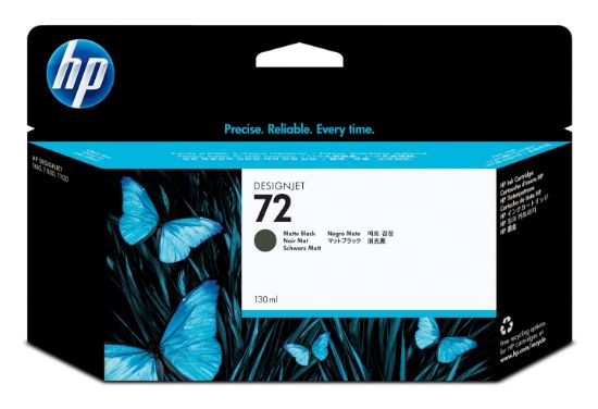 Image de HP 72 cartouche d'encre DesignJet noir mat, 130 ml (C9403A)