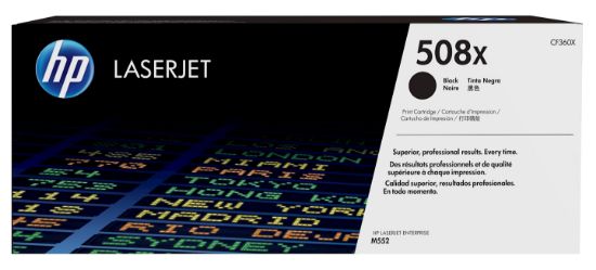 Image de HP 508X toner LaserJet Noir grande capacité authentique (CF360X)
