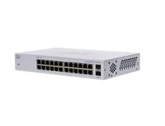 Image de Cisco CBS110 Non-géré L2 Fast Ethernet (10/100) 1U Gris (CBS110-24T-UK)