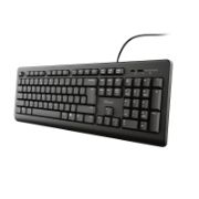 Image de Trust Primo clavier Universel USB AZERTY Belge Noir (24143)