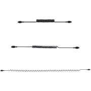 Image de StarTech.com Câble de Charge Rapide USB-C de 1m, Robuste, Spiralé, Charge et Synchronisation, 3A, USB 2.0, Gaine TPE et Fibre Aramide - Cordon de Charge USB C (R2CCC-1M-USB-CABLE)